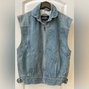 Vintage 90’s Andy John’s Men’s Denim Vest
